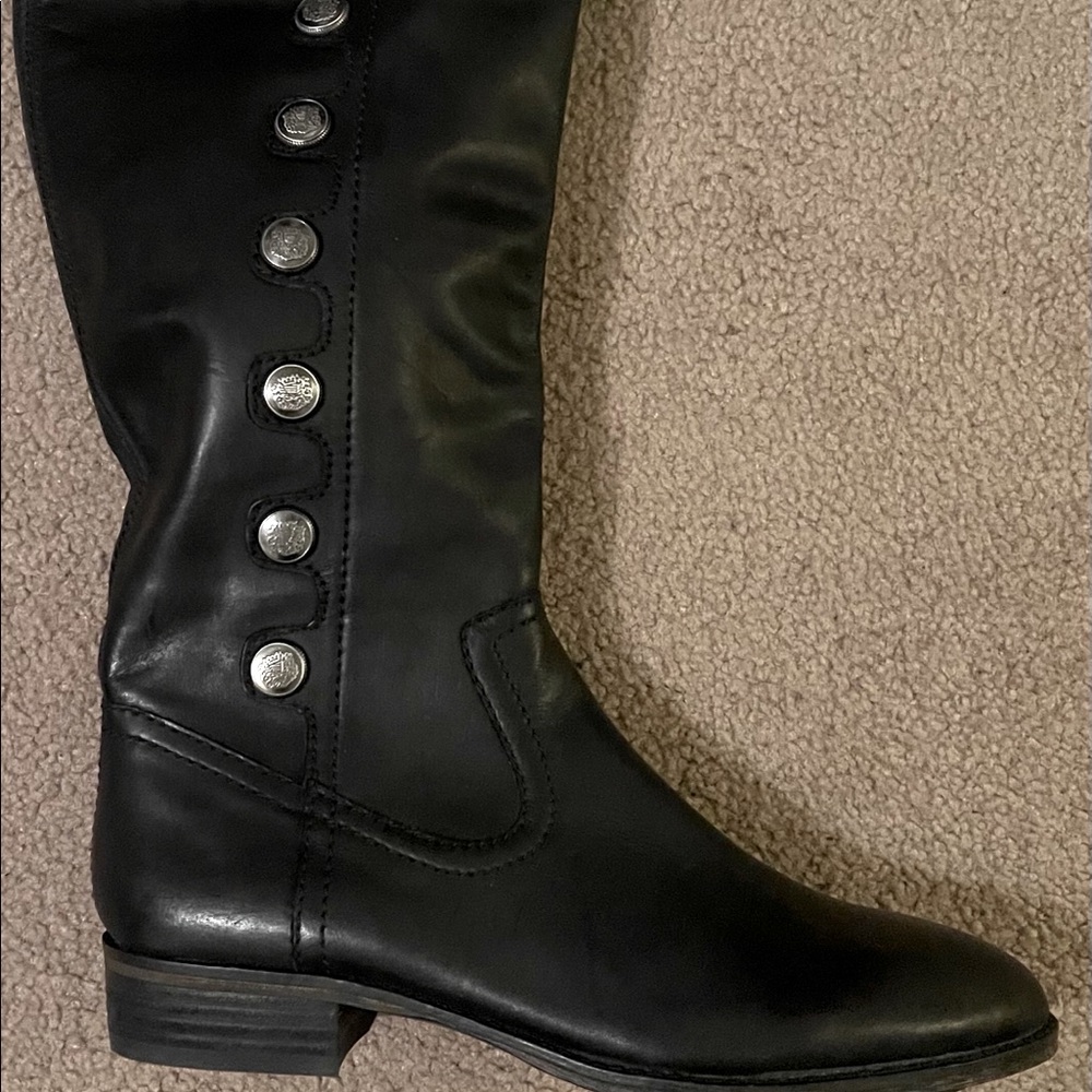 Black Riding Style Boots